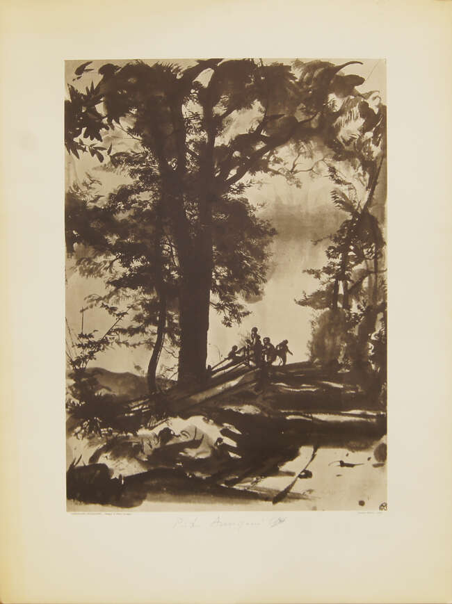 
	
		Pietro Annigoni, Italian 1910-1988- Studio per Cristo Deposto; offset lithograph, signed...