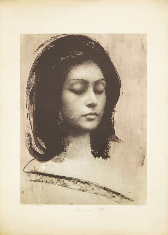 
	
		Pietro Annigoni, Italian 1910-1988- Studio per Cristo Deposto; offset lithograph, signed...