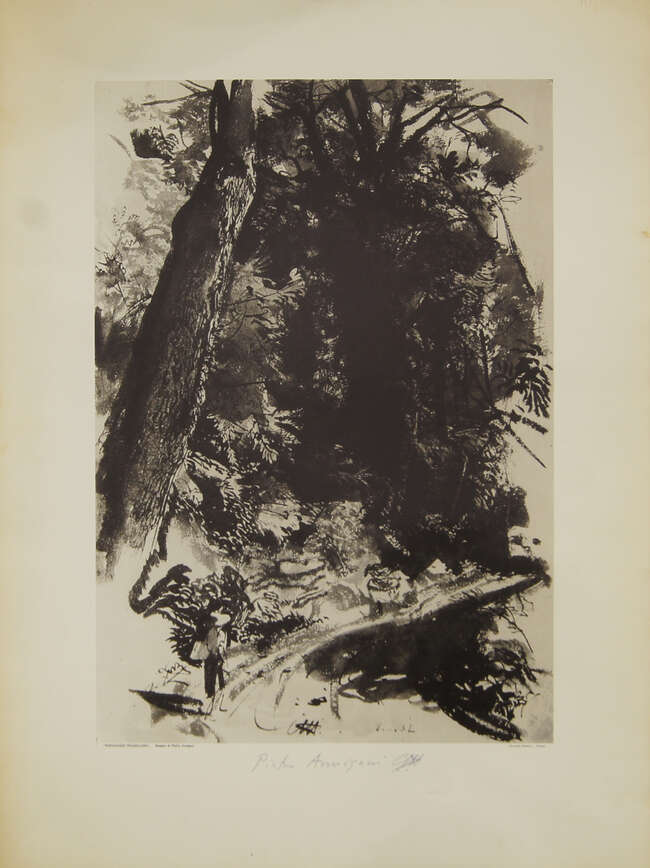 
	
		Pietro Annigoni, Italian 1910-1988- Studio per Cristo Deposto; offset lithograph, signed...