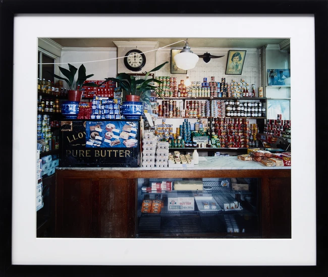 Jim Dow,American b. 1942-
Silver's Electrics (Interior), Soho, London, 1993; James Smith Stick Shop,...