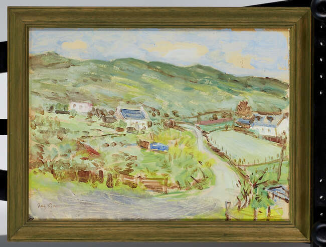
	
		RTO Reg Gammon,
		British 1894-1997-
		 
		Country landscape;
		 
		oil on board,...