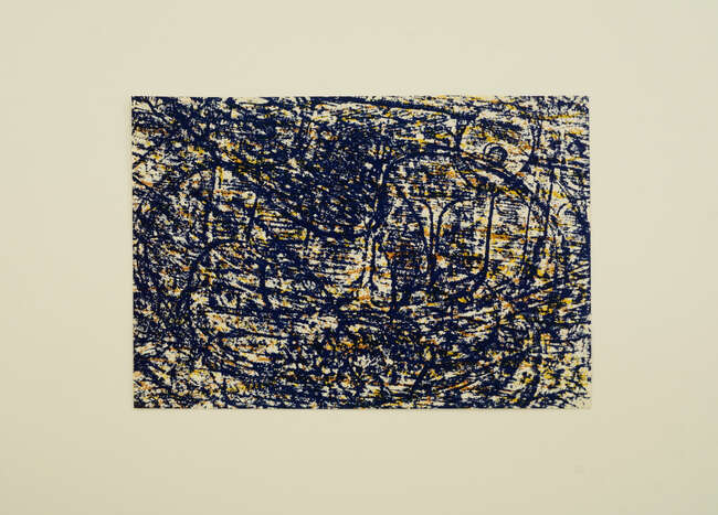 
	
		Max Ernst, 
		German 1891-1976- 
		 
		La Foret Bleu, 1964; 
		 
		lithograph with...