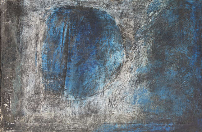 
	
		Zahoor Ul Akhlaq, Pakistani, (1941-1999), Composition 173, oil on canvas, circa 1963,...