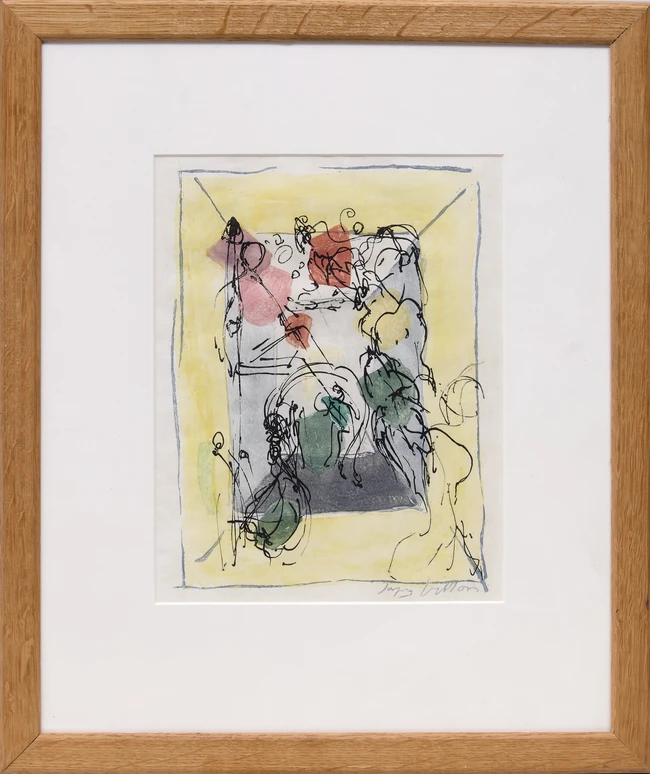 Jacques Villon, French 1875-1963, Portrait of an Artist; Two Cubist Vases; Homme Prêchant;...