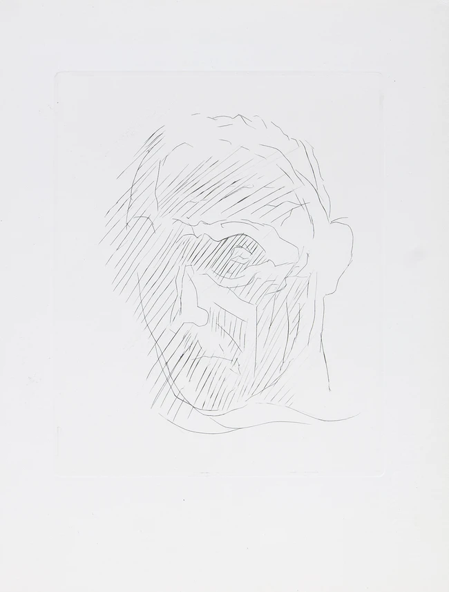 Jacques Villon, French 1875-1963, Portrait of an Artist; Two Cubist Vases; Homme Prêchant;...