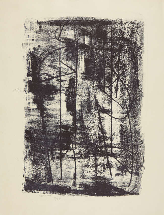 
	
		Robert Adams,
		British 1917-1984-
		 
		Untitled, 1946;
		 
		lithograph on wove,...