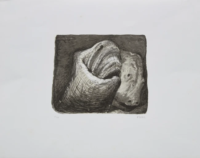 Henry Moore OM CH FBA, British 1898-1986, Animal Heads, 1975; lithograph on colours on wove, 