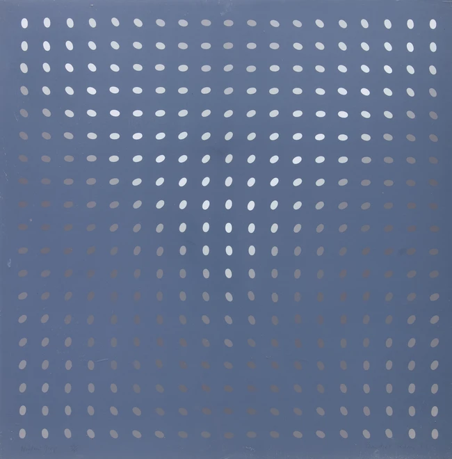 Bridget Riley CH CBE, British b.1931- Nineteen Greys, 1968; the set of four screenprints on...