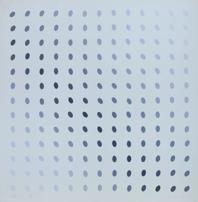 Bridget Riley CH CBE, British b.1931- Nineteen Greys, 1968; the set of four screenprints on...