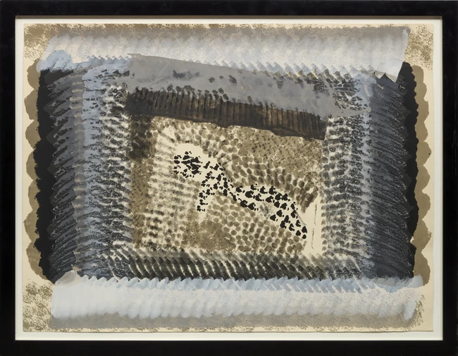 Sir Howard Hodgkin CH CBE, British 1932-2017, One Down, 1981; lithograph in colours, signed with...