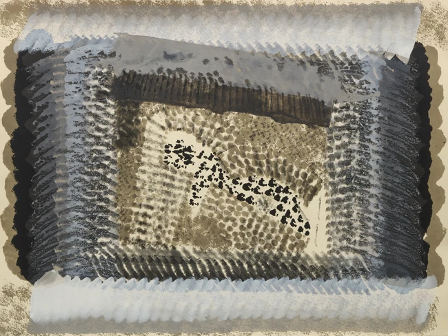 Sir Howard Hodgkin CH CBE, British 1932-2017, One Down, 1981; lithograph in colours, signed with...