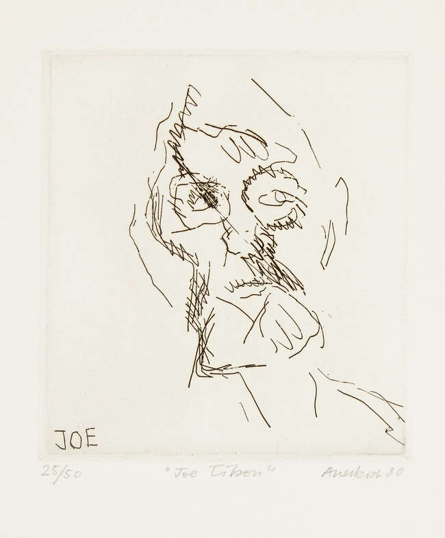 
	
		Frank Auerbach,
		British/German b.1931-
		 
		Six Etchings of Heads [Marlborough...