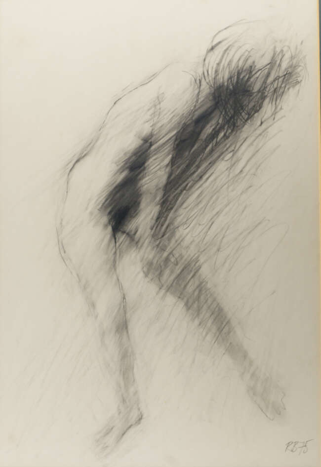 
	
		Ralph Brown RA,
		British 1928-2013-
		 
		Girl;
		 
		pencil on paper, signed...