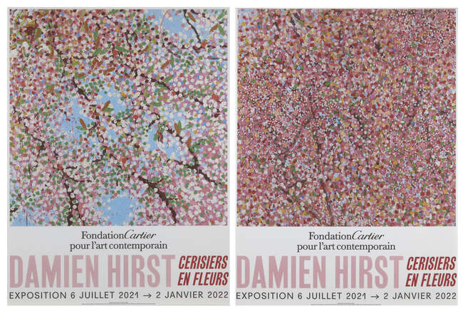 
	
		Damien Hirst, 
		British b.1965- 
		 
		Cerisiers en Fleurs, 2021; 
		two digital...