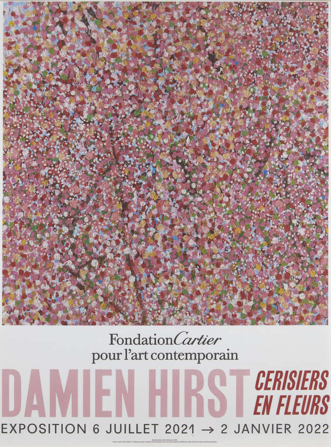 
	
		Damien Hirst, 
		British b.1965- 
		 
		Cerisiers en Fleurs, 2021; 
		two digital...