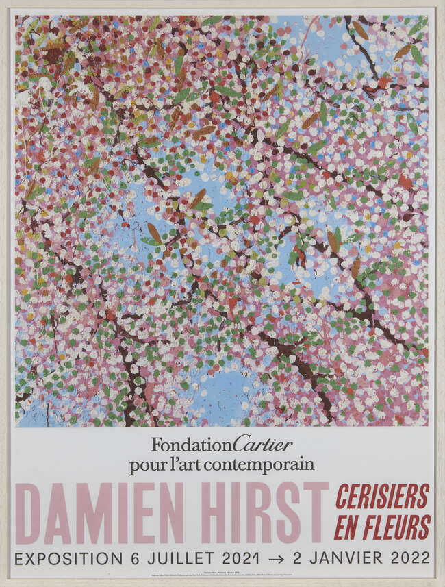 
	
		Damien Hirst, 
		British b.1965- 
		 
		Cerisiers en Fleurs, 2021; 
		two digital...