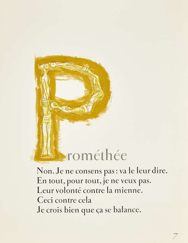 
	
		Henry Moore OM CH FBA RBS, 
		British 1898-1986- 
		 
		Minerve et Promethee devant...