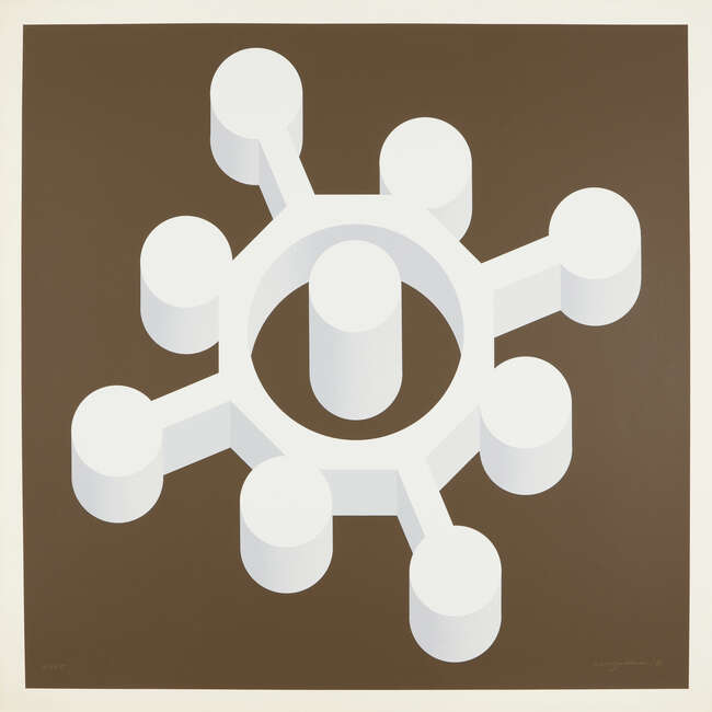 
	
		David Gentleman RDI, 
		British b.1930- 
		 
		Fortifications, 1971; 
		 
		the...