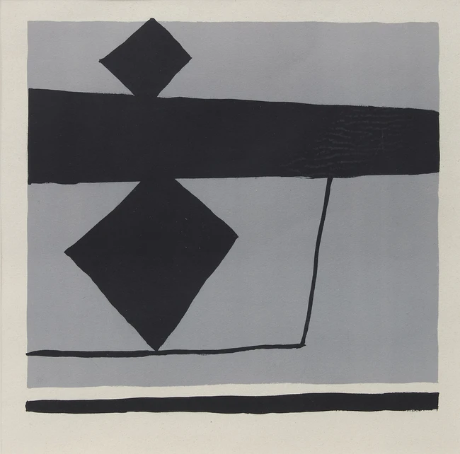 Robert Adams, British 1917-1984, Composition; screenprint on paper, an unsigned proof aside...