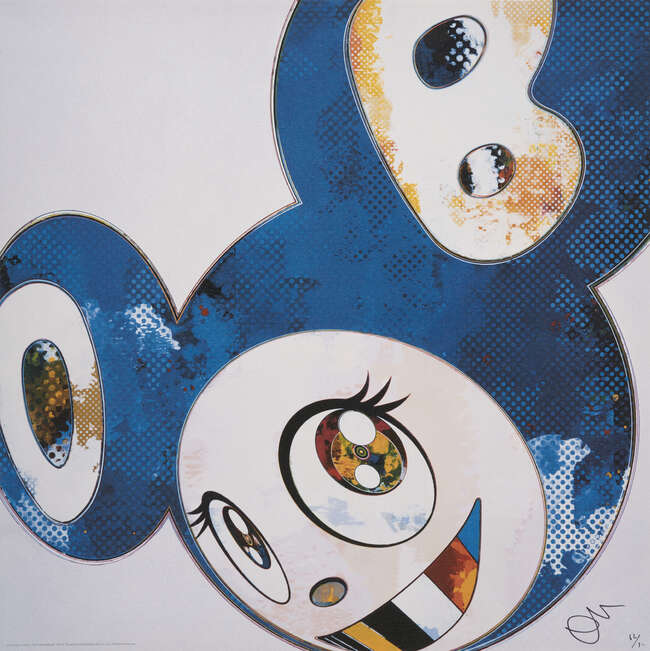 
	
		Takashi Murakami, 
		Japanese b.1962- 
		 
		And Then X 6 (blue: The Polke Method), 2012;...