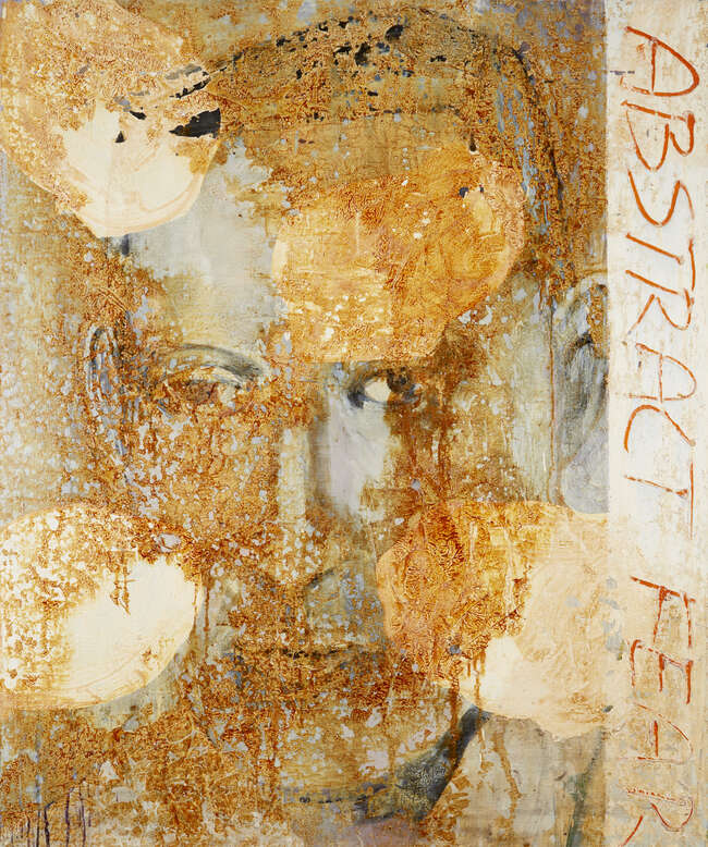 Erik August Frandsen, 
Danish b.1957- 
 
Abstract Fear, 1993; 
 
oil on canvas, initialled and...