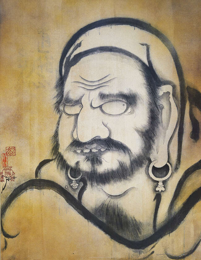 
	
		Takashi Murakami, 
		Japanese b.1962- 
		 
		Yo, Hakuin, 2010; 
		 
		offset...