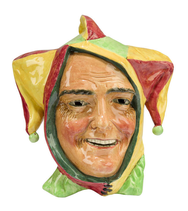 
	
		Royal Doulton, an earthenware wall mask
		&#39;Jester&#39;, HN.1630, introduced 1936 withdrawn...