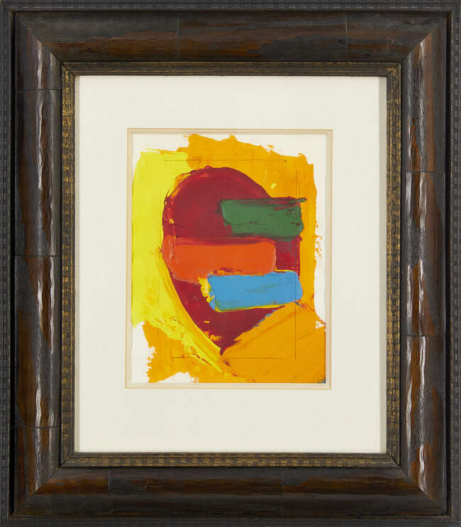 
	
		John HoylandRA, 
		British 1934-2011-
		
		Composition for the Deck of Cards, 1976; 
		