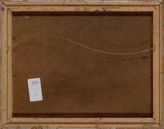 
	
		Alan Stenhouse Gourley PROI, 
		British 1909-1991 - 
		 
		River scene; 
		 
		oil...