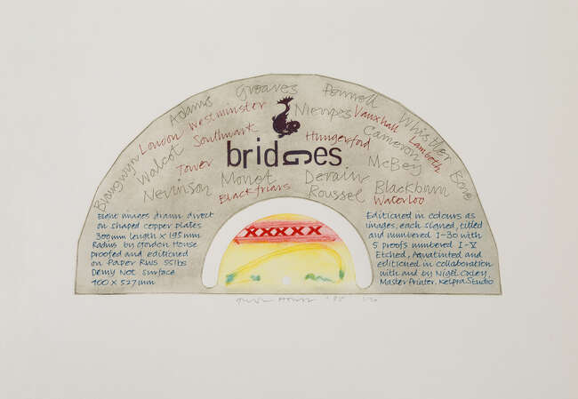 
	
		Gordon House, 
		British 1932-2004-
		 
		Bridges Portfolio, 1985;
		 
		the complete...