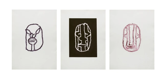Tom Phillips CBE RA, British 1937-2022, 
1263 Heads From the Portfolio "Dante, I had Not Known...