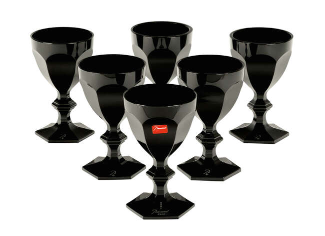
	
		Philippe Starck for Baccarat, a cased set of 6 Harcourt Darkside &#39;Imparfait&#39; glasses 
		