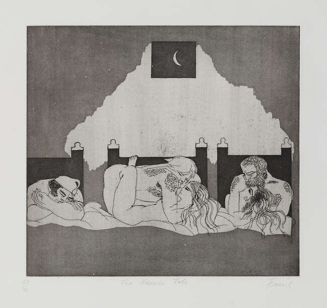 
	
		Dame Elisabeth Frink CH DBE RA,
		British 1930-1993-
		 
		The Reeves Tale [Wiseman...