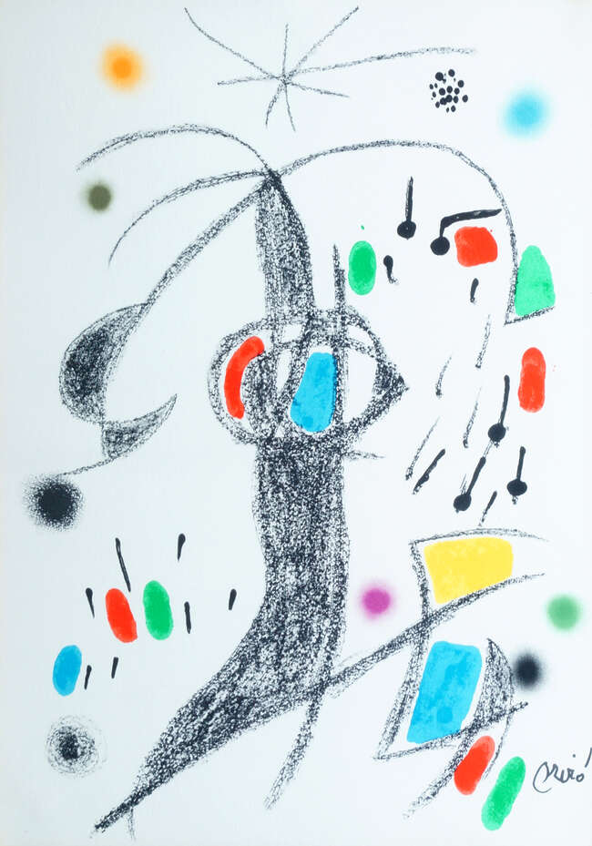 
	
		Joan Miró, 
		Spanish 18931983- 
		 
		Untitled; 
		 
		five lithographs in colors...