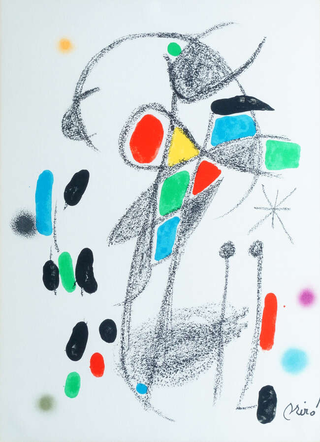 
	
		Joan Miró, 
		Spanish 18931983- 
		 
		Untitled; 
		 
		five lithographs in colors...