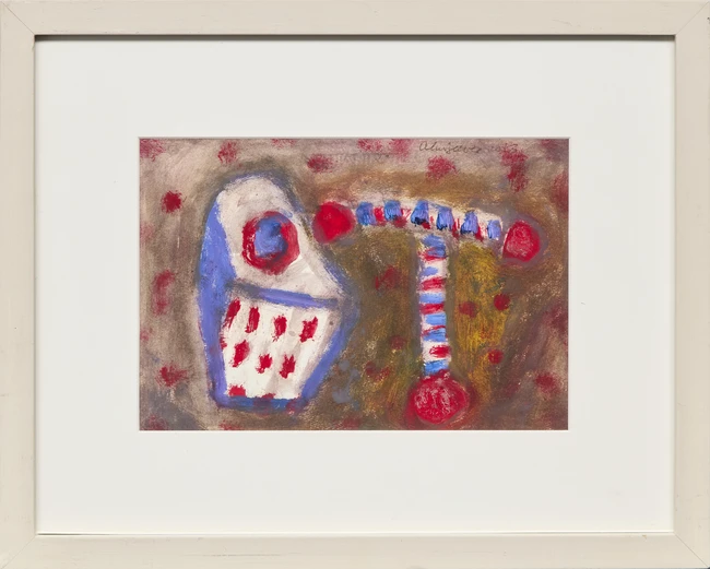 Alan Davie CBE RA HRSW, Scottish 1920-2014 - Untitled, OG.4435, 2013; oil on paper, signed and...