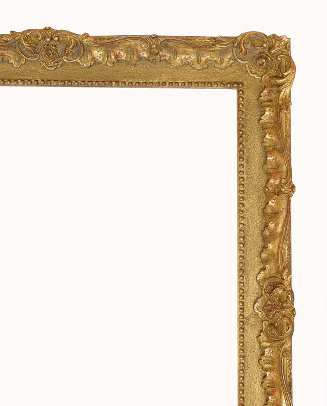 
	
		An English Gilded Composition Chippendale Style Swept and Pierced Frame, late 20th...