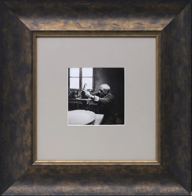 Studio Chevojon, 20th Century, Picasso in His Studio; Picasso at Work in His Studio; two...