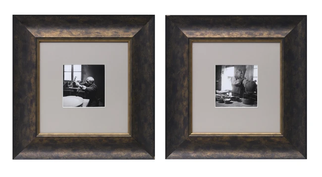 Studio Chevojon, 20th Century, Picasso in His Studio; Picasso at Work in His Studio; two...