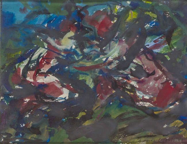Maurice Cockrill RA, 
British 1936-2013- 
Untitled, 1983; 
watercolour on paper, signed and dated...