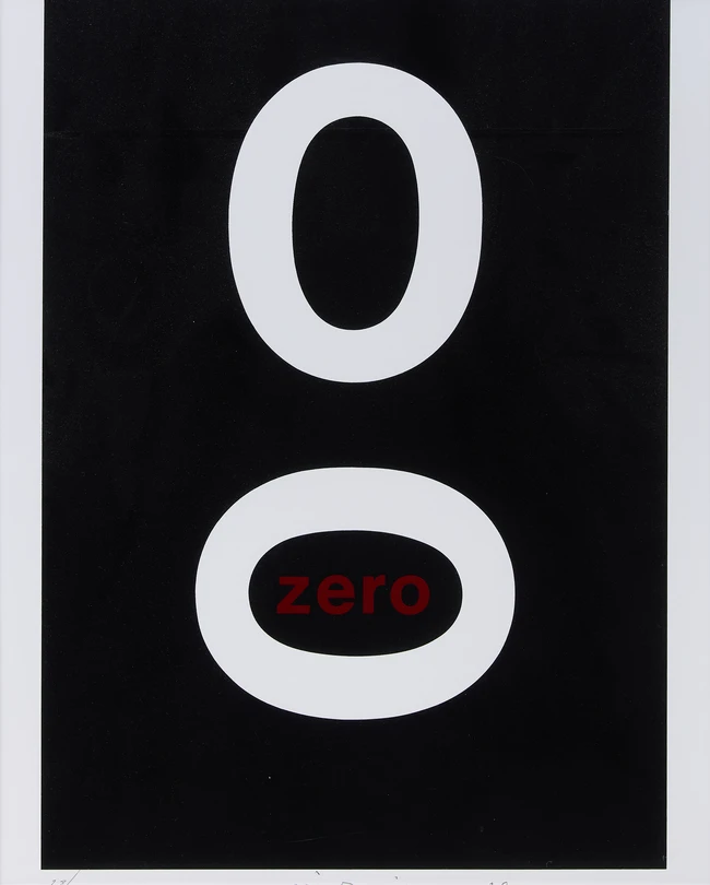 Almir Mavignier da Silva, Brazilian 1925-2018, Zero, 1979; glossy screenprint in colours, signed...