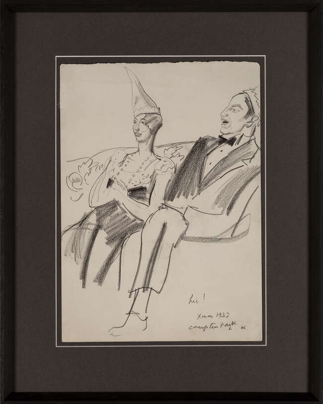 
	
		Dame Laura Knight RA RE RWS, 
		British 1877-1970 -  
		 
		Couple celebrating...