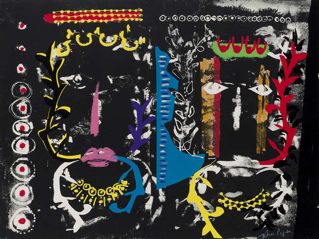 
	
		John Piper CH,
		British 1903-1992-
		 
		Foliate Heads II [Levinson 246],...