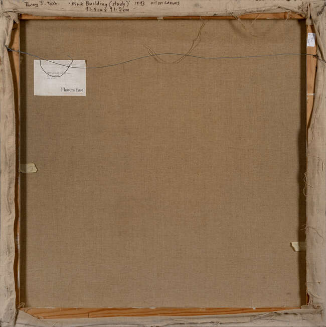 
	
		Renny Tait, 
		Scottish b.1965 - 
		 
		Pink Building (study), 1993; 
		 
		oil on...