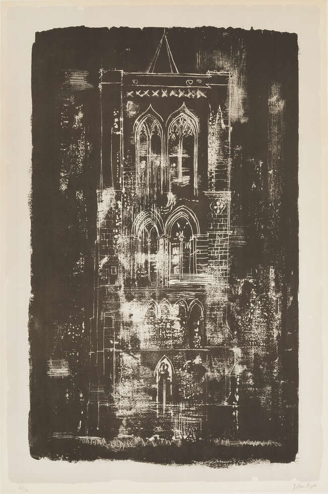 
	
		John Piper CH,
		British 1903-1992-
		 
		Gedney Lincolnshire [Levinson 139],...