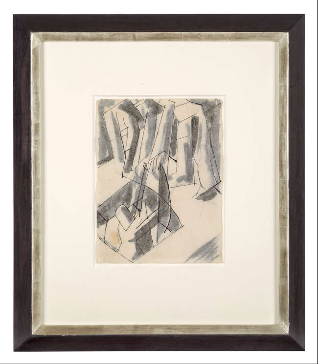 
	
		David Bomberg, 
		British 1890-1957- 
		Ghetto Theatre, 1919; 
		ink and wash, 26.5 x...