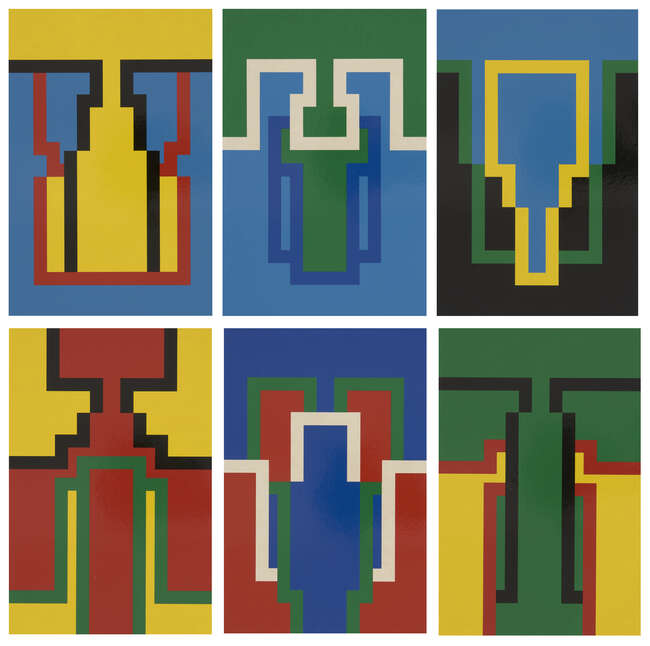 
	
		Robyn Denny, 
		British 1930-2014- 
		 
		 
		Thomas Suite, 1975; 
		 
		the...