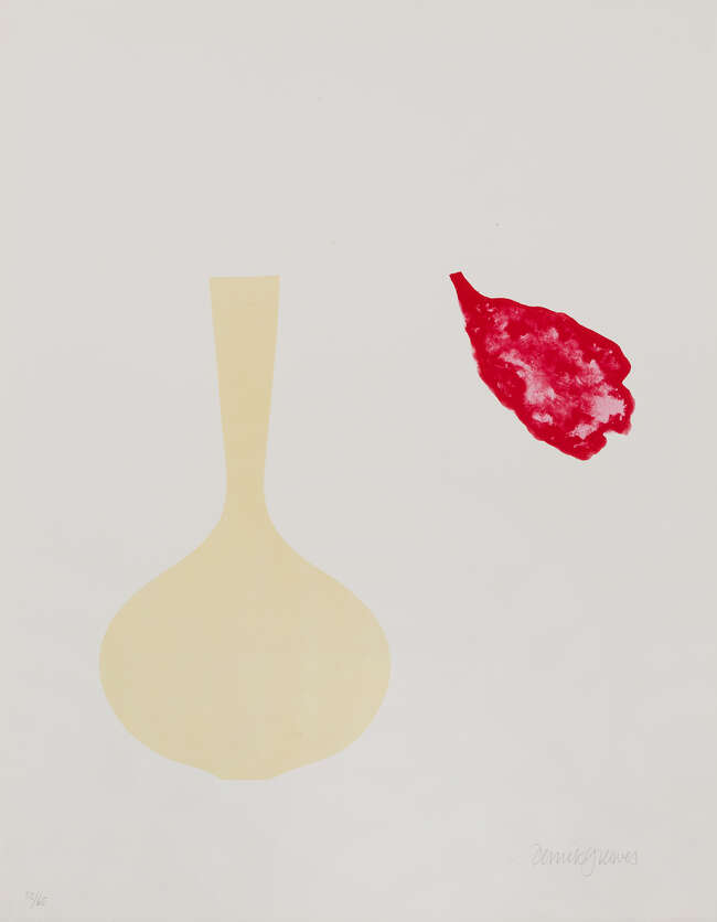 
	
		Derrick Greaves,
		British b.1927
		 
		Vase and Falling Petal, 1971;
		 
		lithograph...