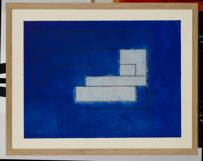 
	
		Robyn Denny,
		British 1930-2014-
		 
		Generations 17 and 18, 1978;
		 
		etching...