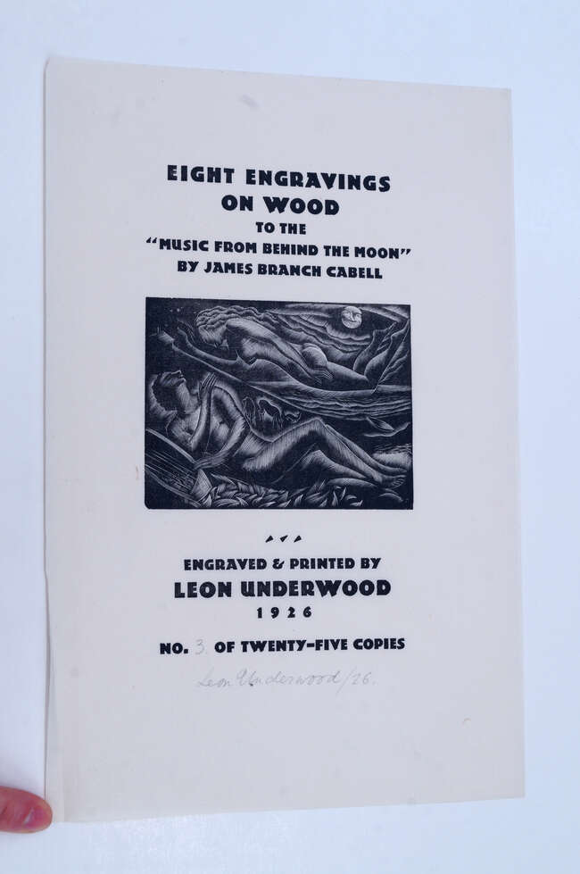 
	
		Leon Underwood,
		British 1890-1975- 
		 
		Engravings for &#39;The Music from Behind the...